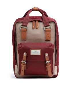 Macaroon Rucksack 14″ Nylon dunkelrot