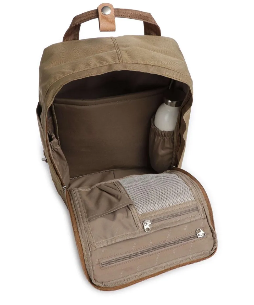 Macaroon Rucksack 14″ Polyester khaki