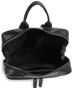 Maci Rucksack 15″ fein genarbtes Leder schwarz