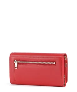 Madeira RFID Geldbörse fein genarbtes Kalbsleder rot