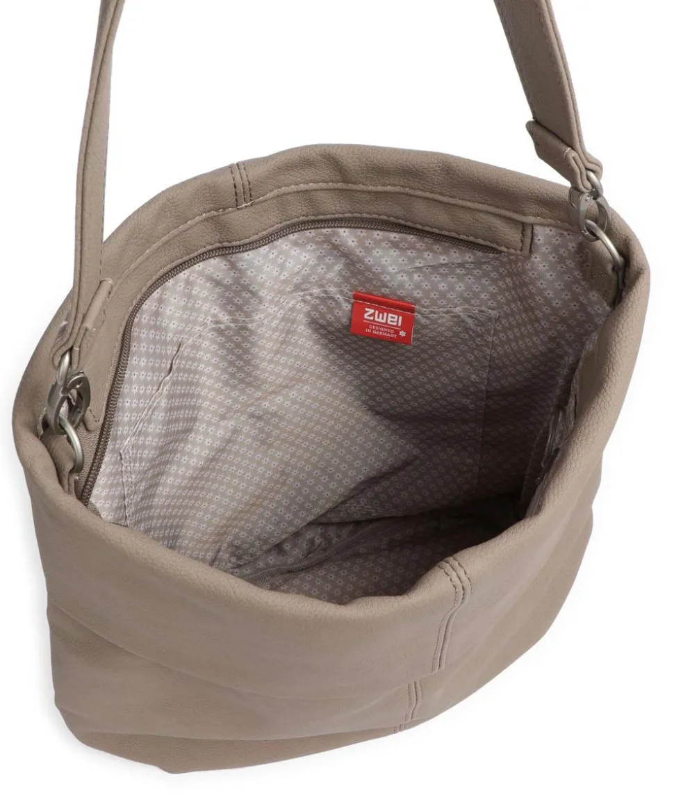 Mademoiselle.M M12 Beuteltasche Lederimitat beige