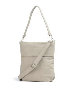 Mademoiselle.M M12 Beuteltasche Lederimitat beige