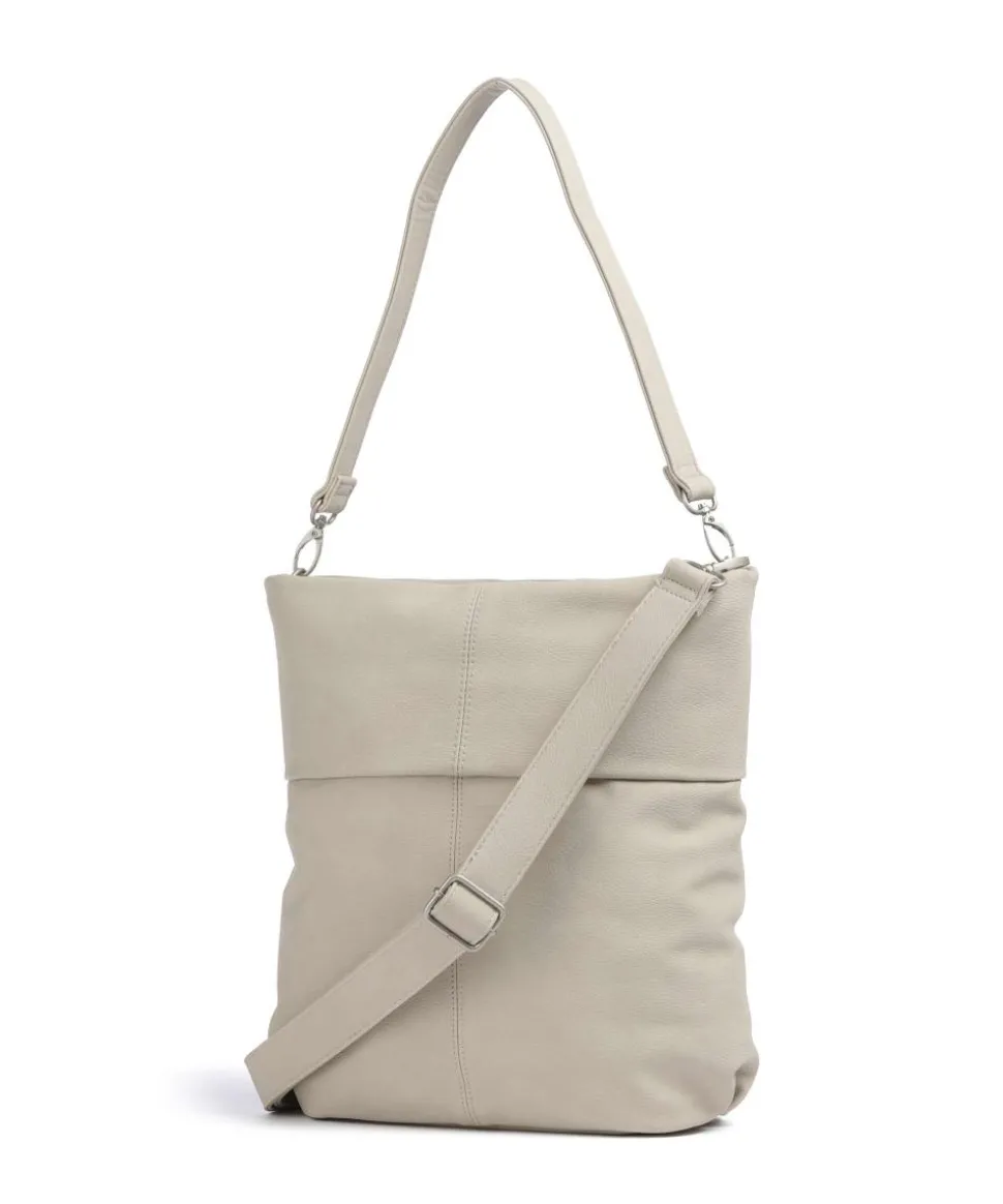 Mademoiselle.M M12 Beuteltasche Lederimitat beige
