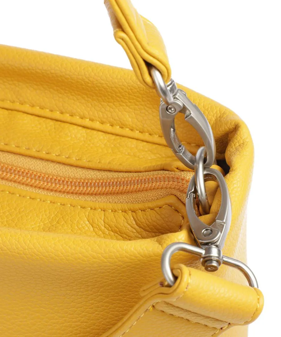 Mademoiselle.M M12 Beuteltasche Lederimitat senfgelb