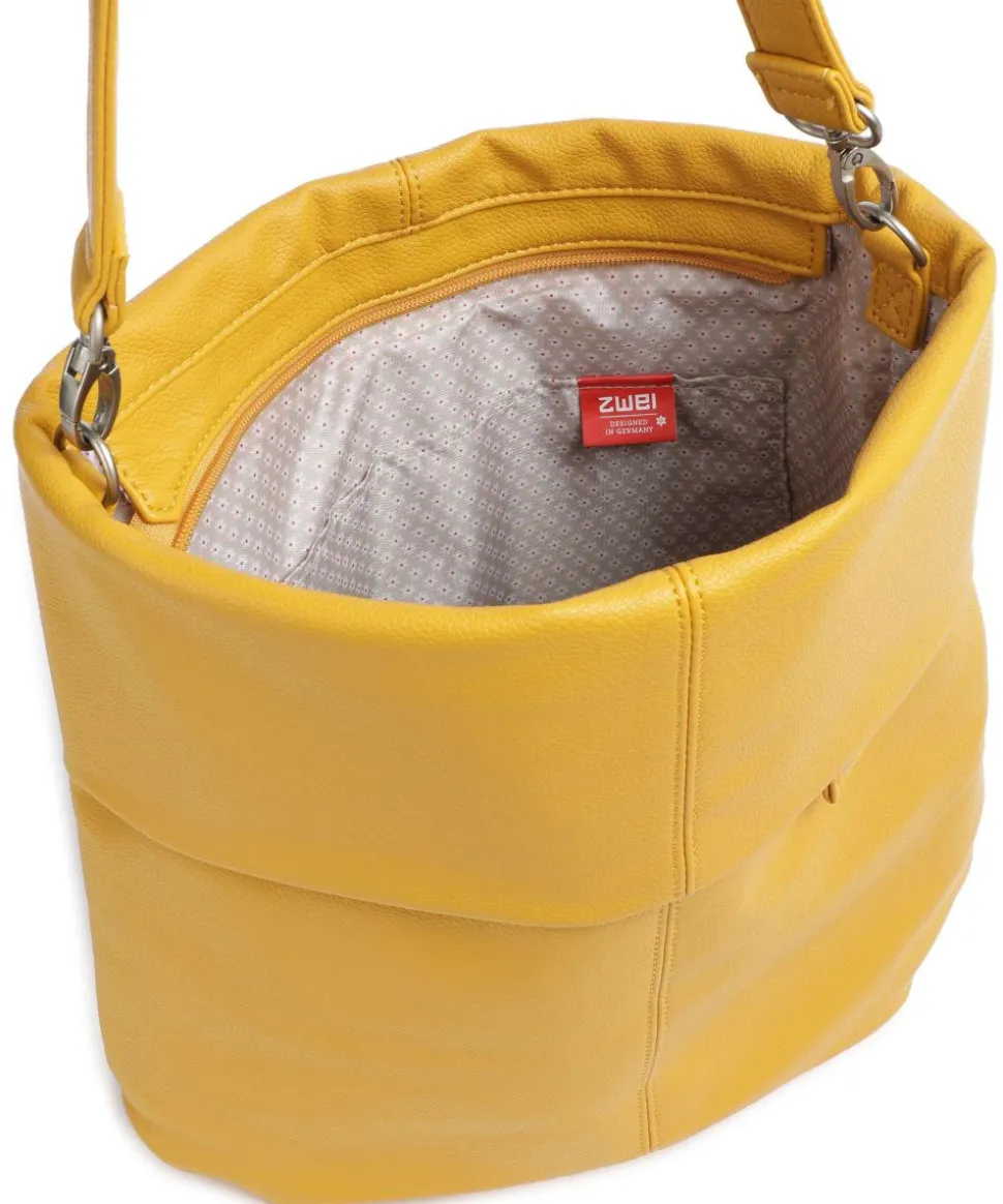 Mademoiselle.M M12 Beuteltasche Lederimitat senfgelb