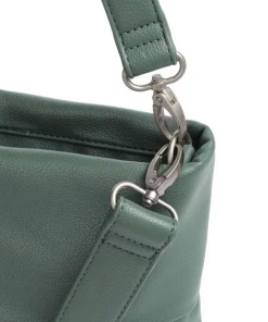 Mademoiselle.M M90 Beuteltasche Lederimitat graugrün