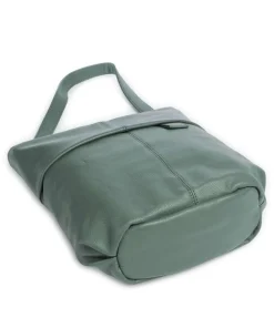 Mademoiselle.M M90 Beuteltasche Lederimitat graugrün