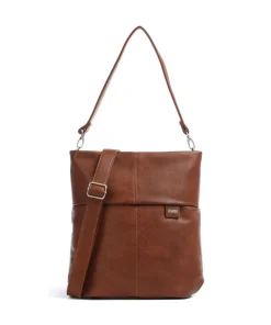 Mademoiselle.M M12 Beuteltasche Lederimitat cognac