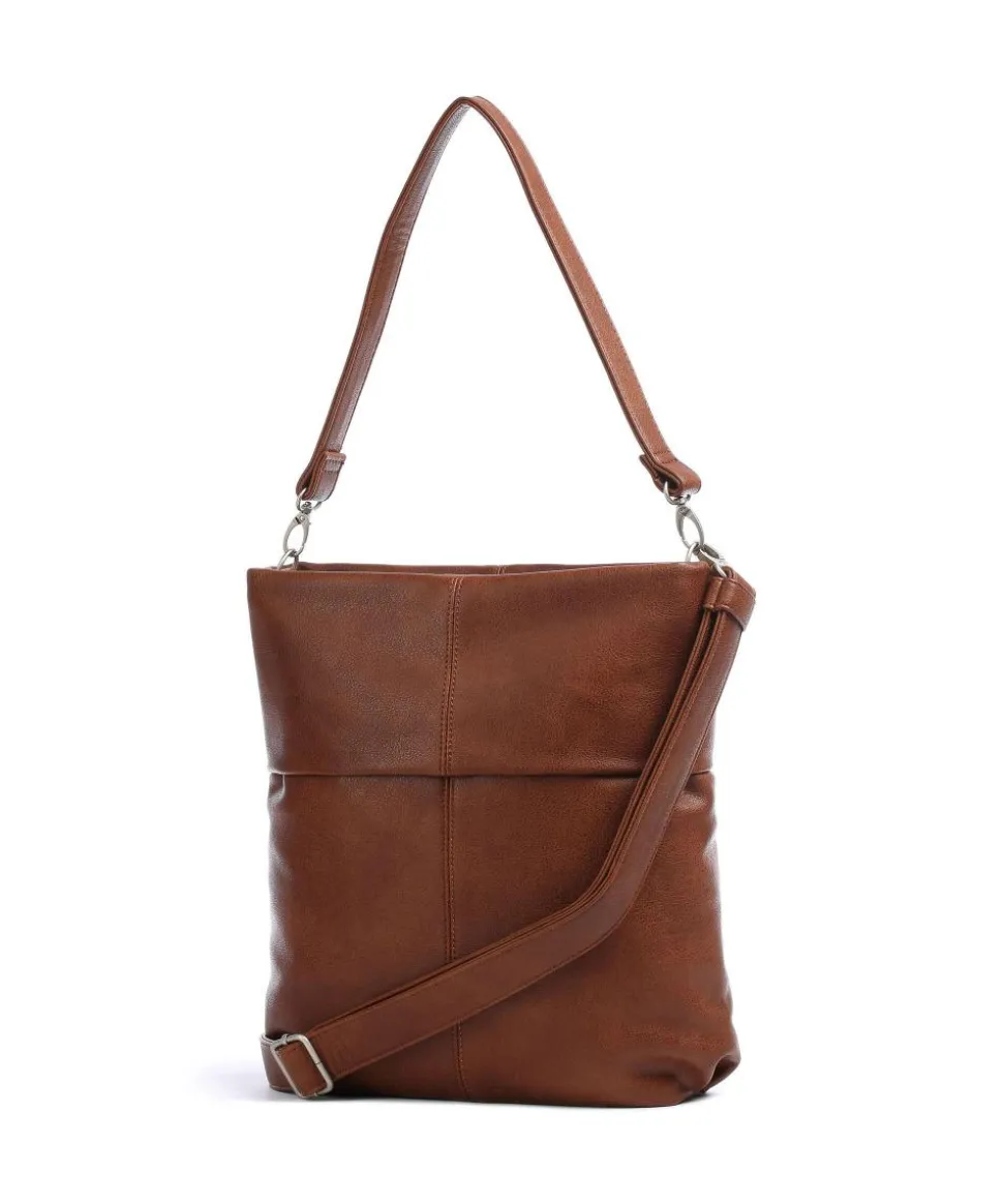 Mademoiselle.M M12 Beuteltasche Lederimitat cognac