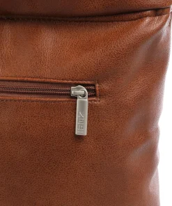 Mademoiselle.M M12 Beuteltasche Lederimitat cognac