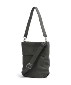 Mademoiselle.M M90 Beuteltasche Lederimitat dunkelgrau