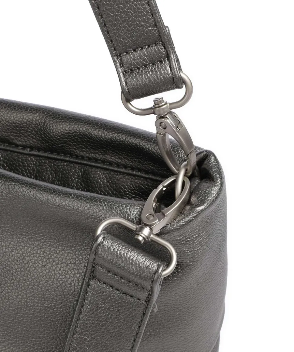 Mademoiselle.M M90 Beuteltasche Lederimitat silber