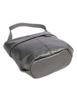 Mademoiselle.M M90 Beuteltasche Lederimitat silber