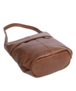 Mademoiselle.M M90 Beuteltasche Lederimitat cognac