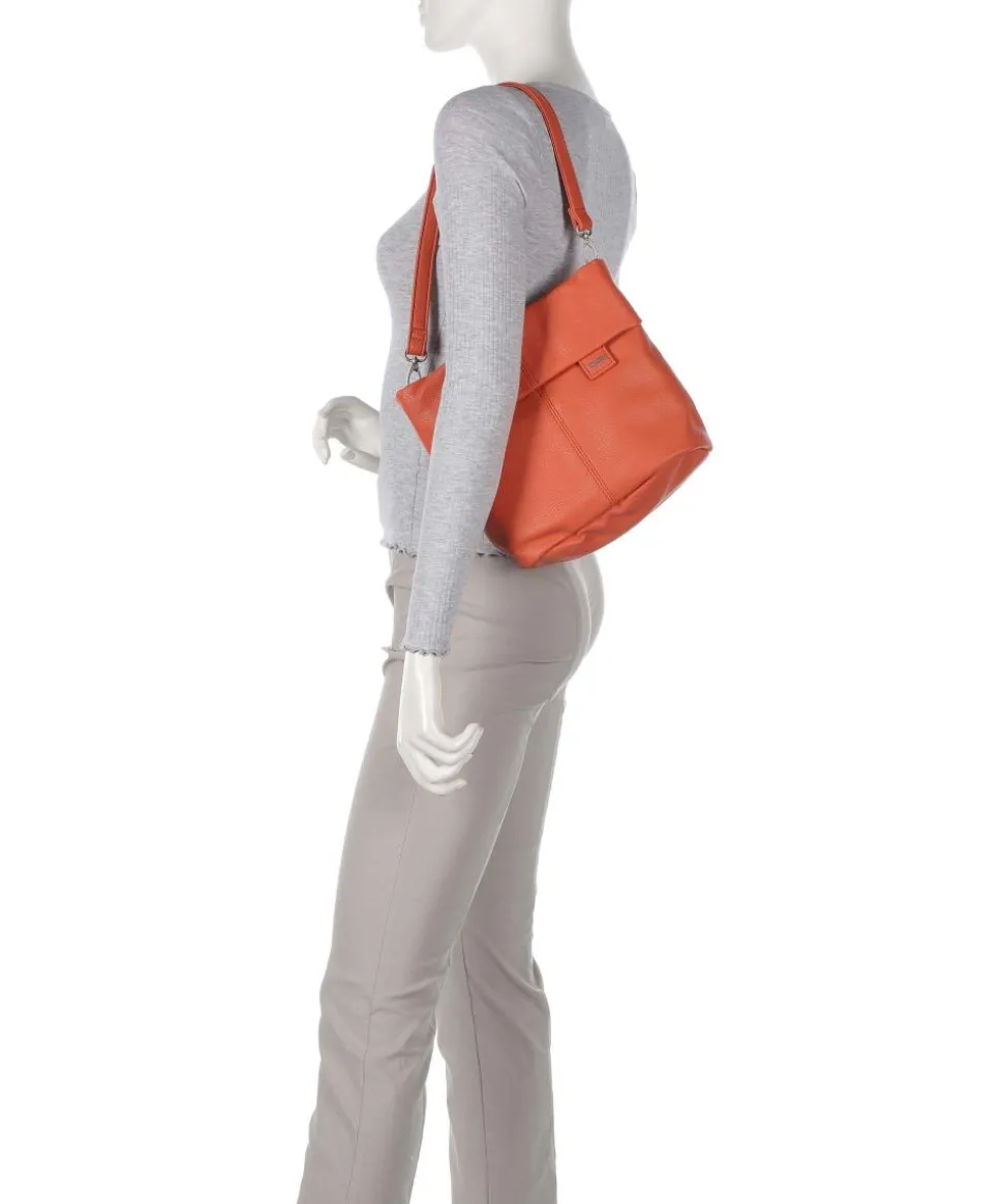 Mademoiselle.M M8 Schultertasche Lederimitat orange