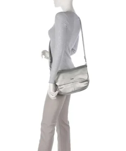 Mademoiselle.M M60 Schultertasche Lederimitat silber