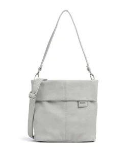 Mademoiselle.M M8 Schultertasche Lederimitat hellgrau