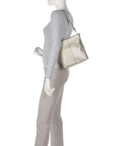 Mademoiselle.M M8 Schultertasche Lederimitat gold