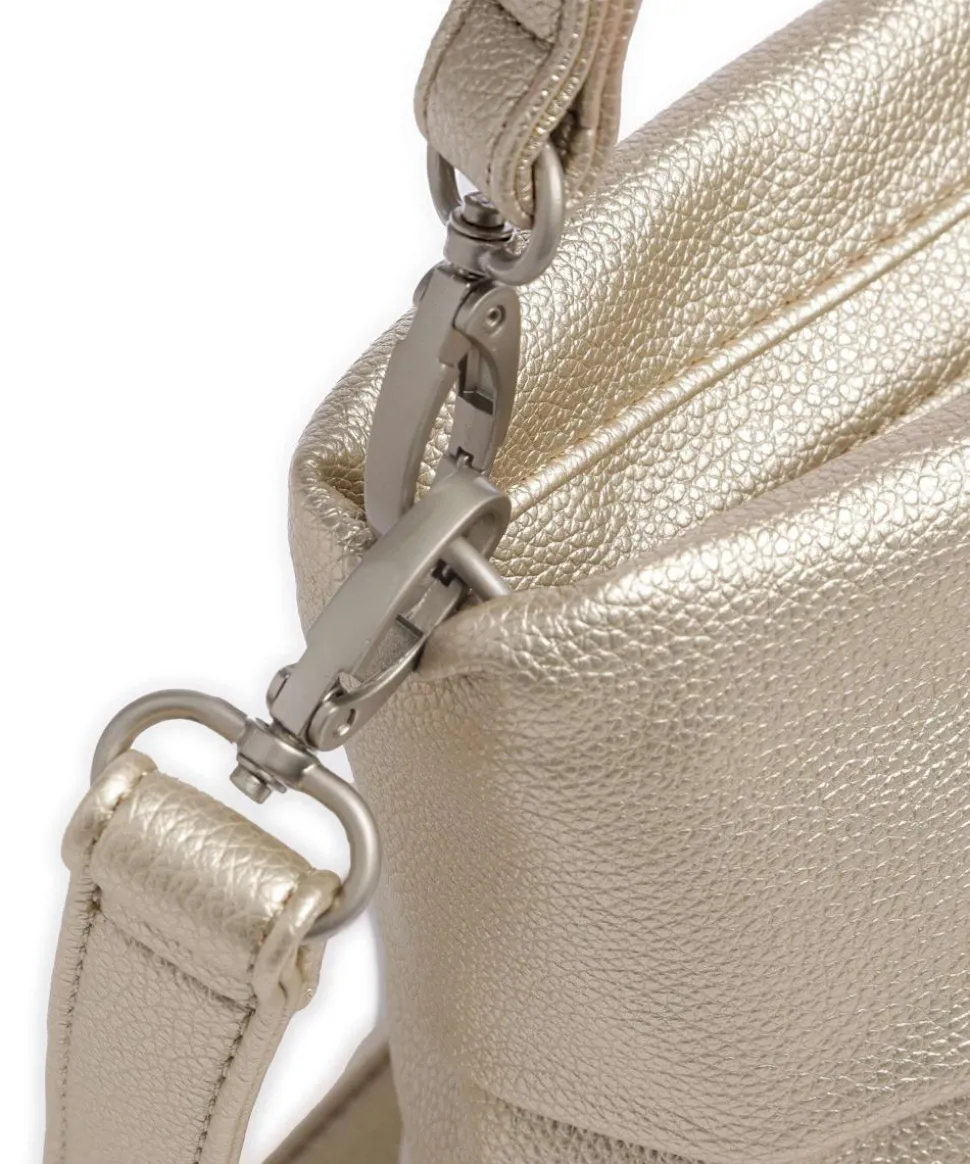 Mademoiselle.M M8 Schultertasche Lederimitat gold