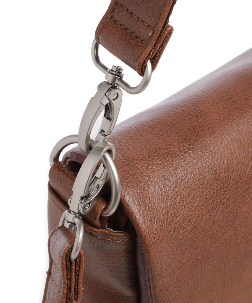 Mademoiselle.M M60 Schultertasche Lederimitat cognac