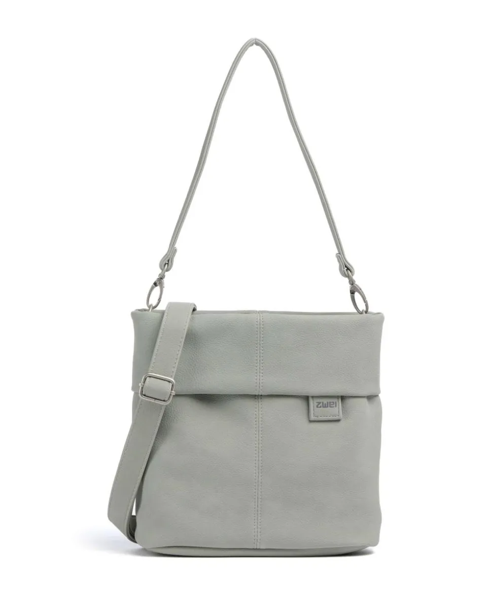 Mademoiselle.M M8 Schultertasche Lederimitat graugrün