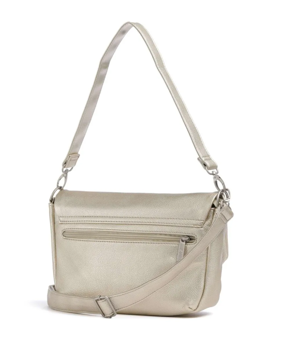 Mademoiselle.M M60 Schultertasche Lederimitat gold