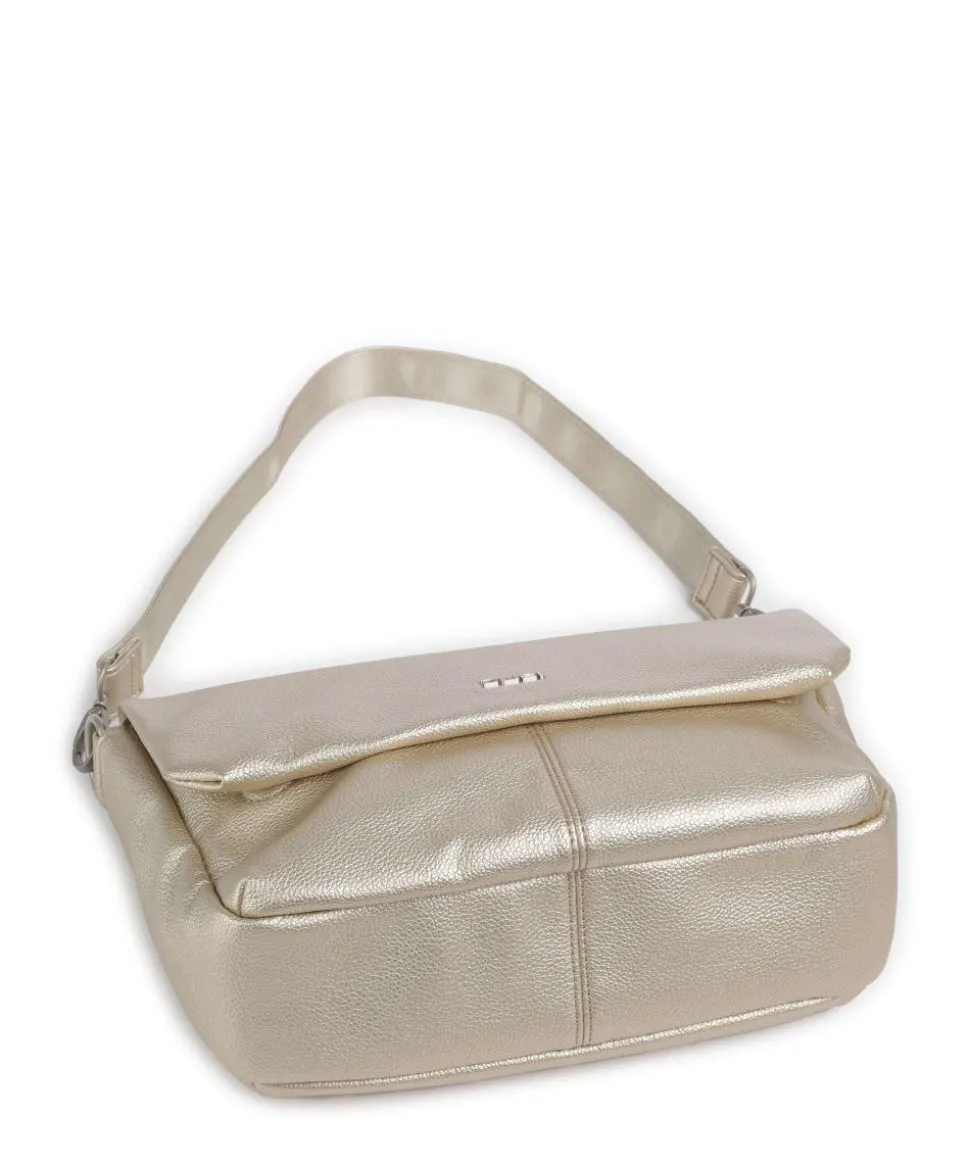 Mademoiselle.M M60 Schultertasche Lederimitat gold
