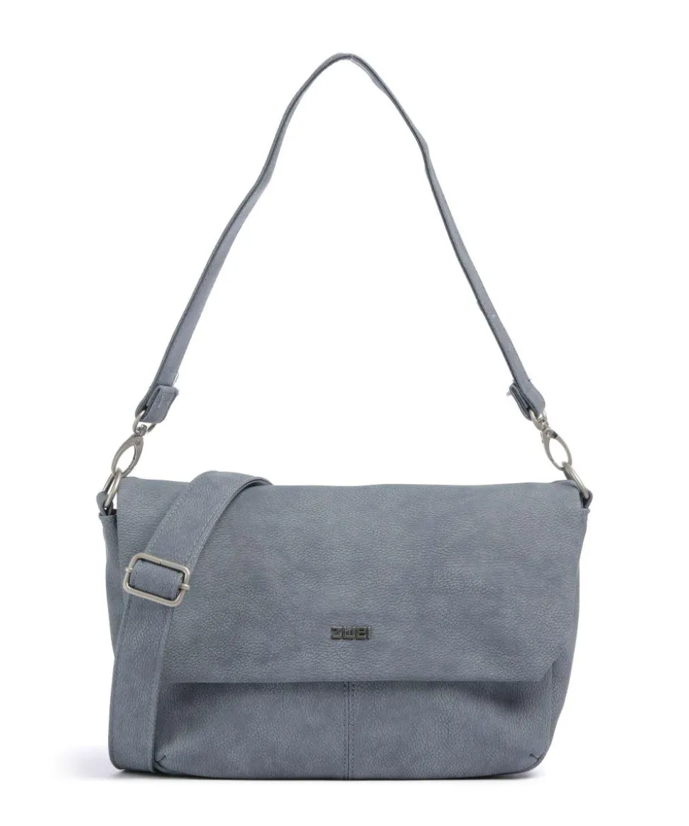 Mademoiselle.M M60 Schultertasche Lederimitat blau