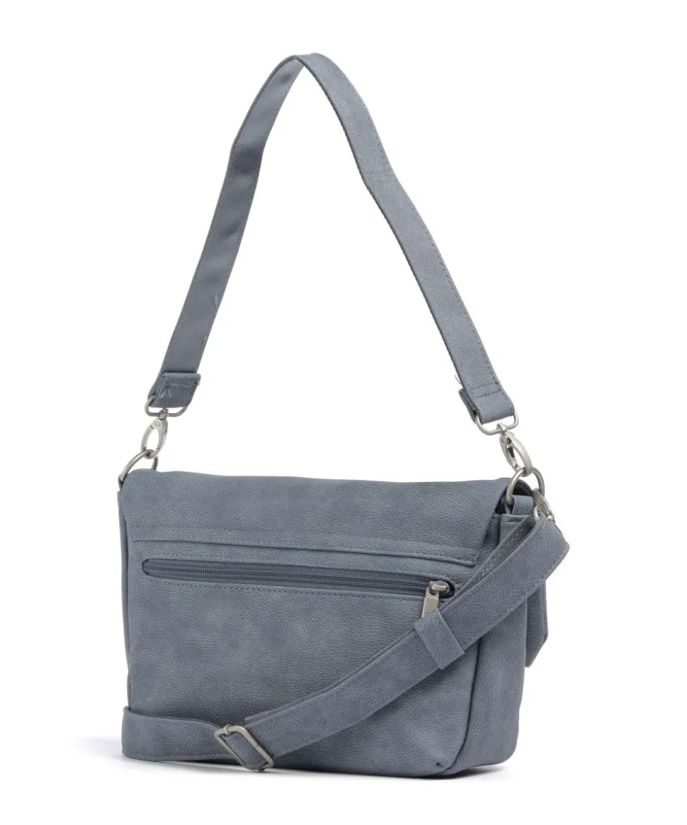 Mademoiselle.M M60 Schultertasche Lederimitat blau