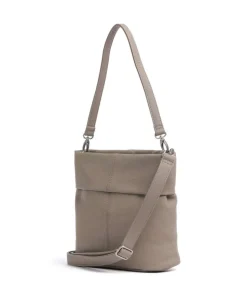 Mademoiselle.M M8 Schultertasche Lederimitat beige