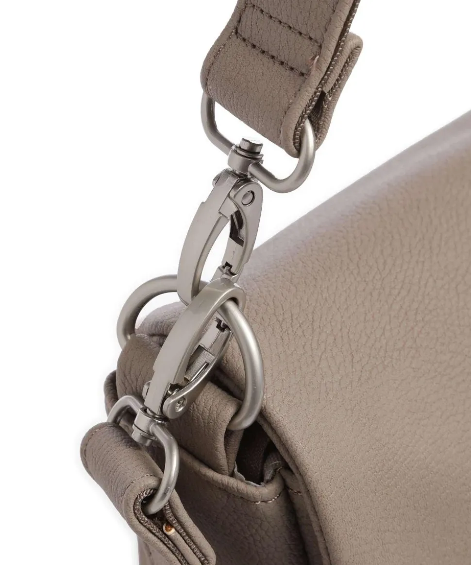 Mademoiselle.M M60 Schultertasche Lederimitat beige