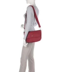 Mademoiselle.M M60 Schultertasche Lederimitat rot