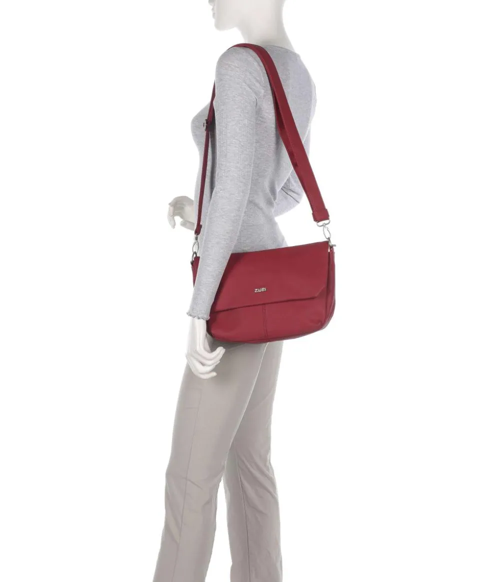Mademoiselle.M M60 Schultertasche Lederimitat rot