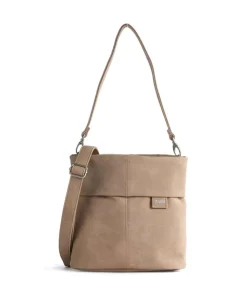 Mademoiselle.M M8 Schultertasche Lederimitat beige