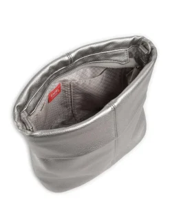 Mademoiselle.M M8 Schultertasche Lederimitat silber