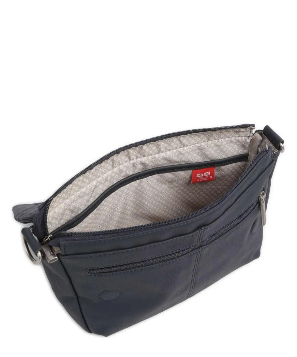 Mademoiselle.M M60 Schultertasche Lederimitat dunkelblau