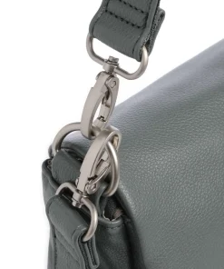 Mademoiselle.M M60 Schultertasche Lederimitat graugrün