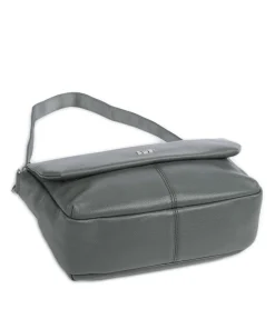 Mademoiselle.M M60 Schultertasche Lederimitat graugrün