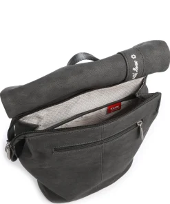 Mademoiselle.M MR13 Rucksack Lederimitat dunkelgrau