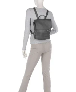 Mademoiselle.M MR8 Rucksack Lederimitat dunkelgrau