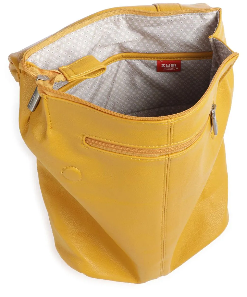 Mademoiselle.M MR13 Rucksack Lederimitat senfgelb