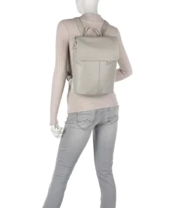 Mademoiselle.M MR13 Rucksack Lederimitat beige/weiß