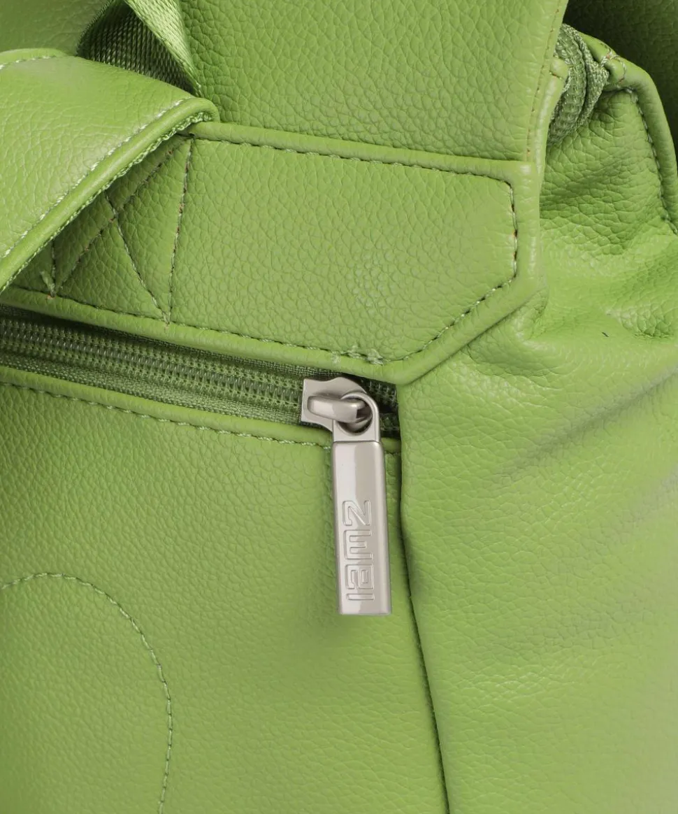 Mademoiselle.M MR13 Rucksack Lederimitat grün