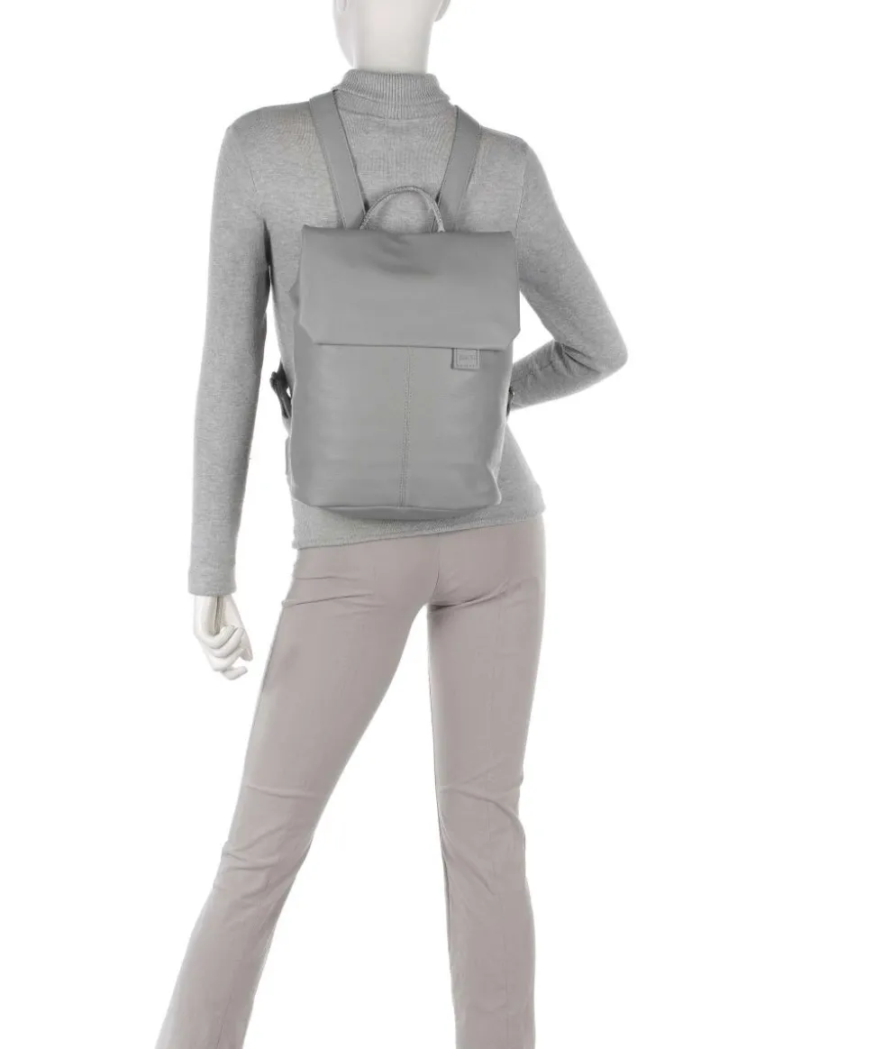 Mademoiselle.M MR13 Rucksack Lederimitat grau