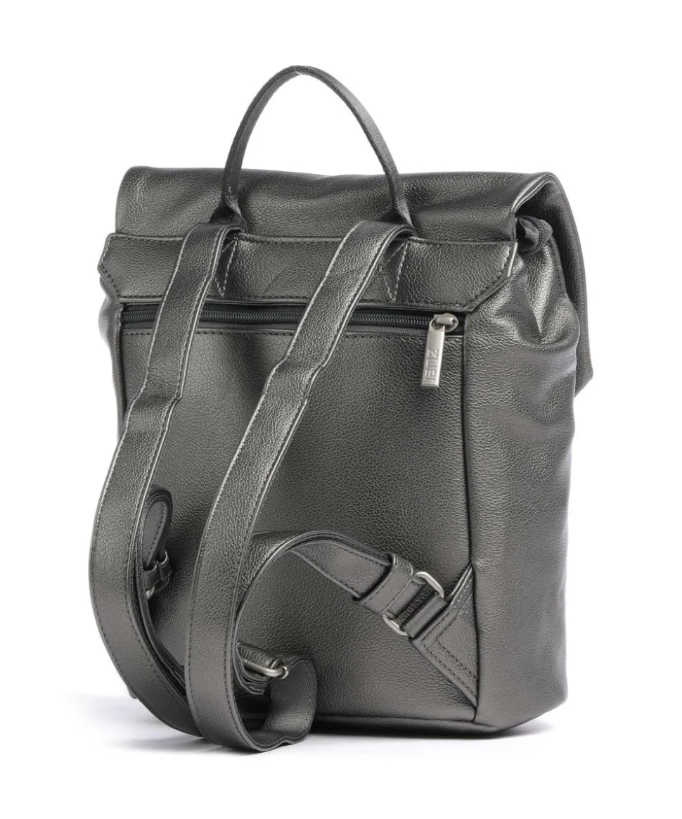Mademoiselle.M MR8 Rucksack Lederimitat silber