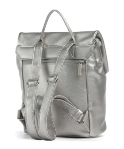 Mademoiselle.M MR8 Rucksack Lederimitat silber