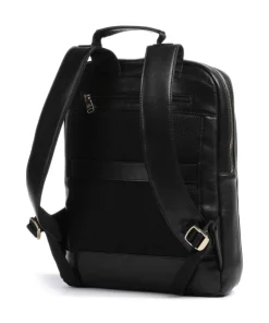 Madrid Rucksack 14″ genarbtes Rindsleder schwarz