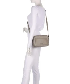 Maeve Large Umhängetasche Lederimitat taupe