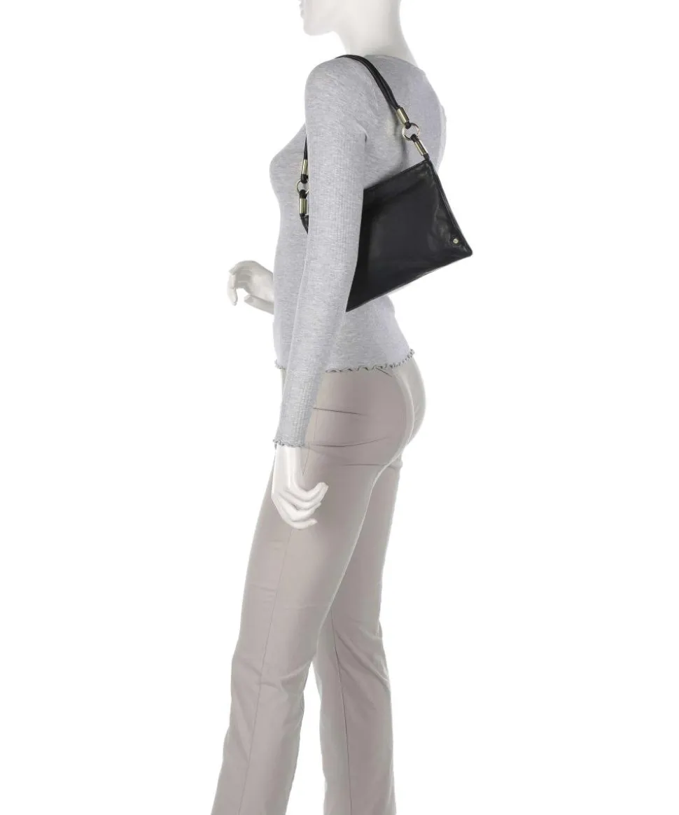 Magic Mood Schultertasche Schafsleder schwarz