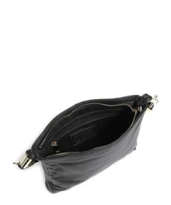 Magic Mood Schultertasche Schafsleder schwarz